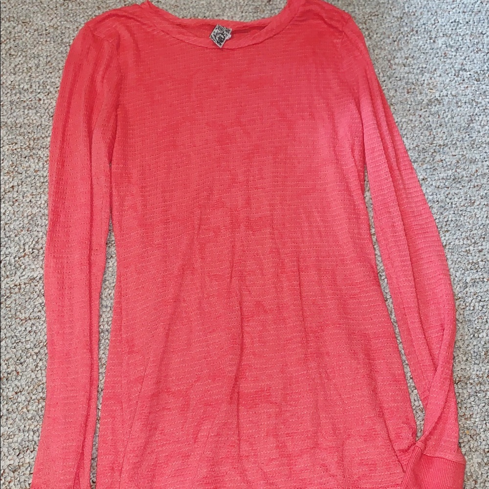 Coral long sleeve